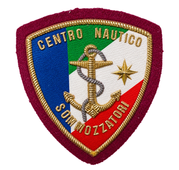 Scudetto Polizia di Stato Centro Nautico Sommozzatori patch plastificata Divisa Militare
