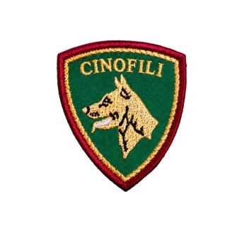 Scudetto Polizia di Stato Cinofili patch ricamata Divisa Militare