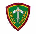 Scudetto Polizia Giudiziaria patch ricamata verde