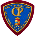 Scudetto Polizia di Stato Istituto di Istruzione patch plastificata Centro di Formazione