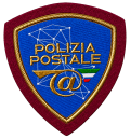 Scudetto Polizia di Stato Postale Plastificata