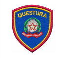 Scudetto Polizia di Stato Questura patch Ricamata