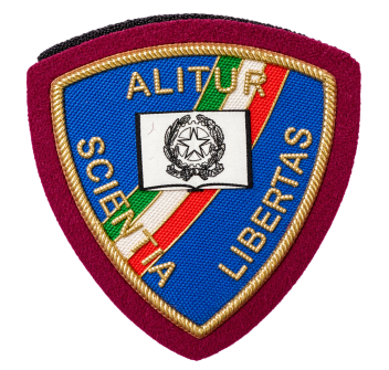 Scudetto Polizia di Stato Scuola Superiore di Polizia patch plastificata Divisa Militare