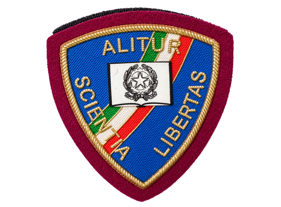 Scudetto Polizia di Stato Scuola Superiore di Polizia patch plastificata Divisa Militare