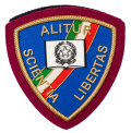 Scudetto Polizia di Stato Scuola Superiore di Polizia patch plastificata