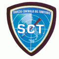 Scudetto Polizia di Stato Servizio Controllo del Territorio SCT patch plastificata