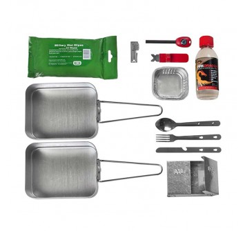 Set cucina completo per outdoor Divisa Militare