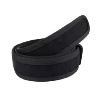 Sotto cintura nero velcro femmina e maschio double face imbottito. Taglia unica cm 140 Divisa Militare