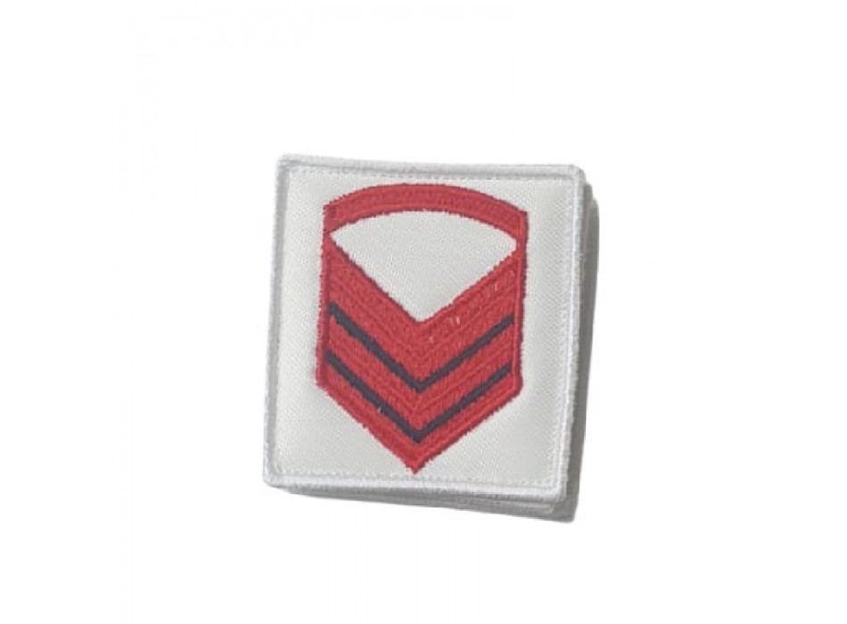 Sottocapo di prima 1° classe grado velcro bianco per polo Divisa Militare