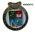 Spilla GDF scuola Ispettori e sovrintendenti argento Guardia di Finanza con numero di corso inciso