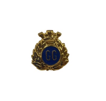 Spilla GPG Guardia Giurata interno blu Divisa Militare
