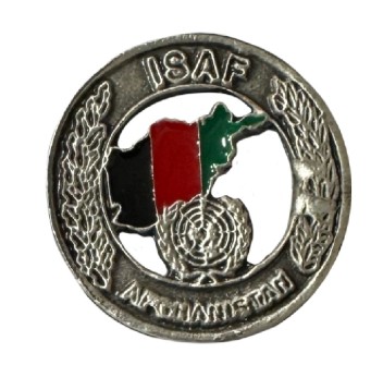 Spilla missione ISAF Afghanistan ONU Mission Military Pin Divisa Militare