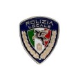 Spilla Polizia Locale Pegaso metallo di reparto battipetto 