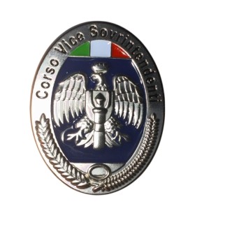 Spilla Scuola Vice Sovrintendenti Polizia Penitenziaria con incisione inclusa Divisa Militare