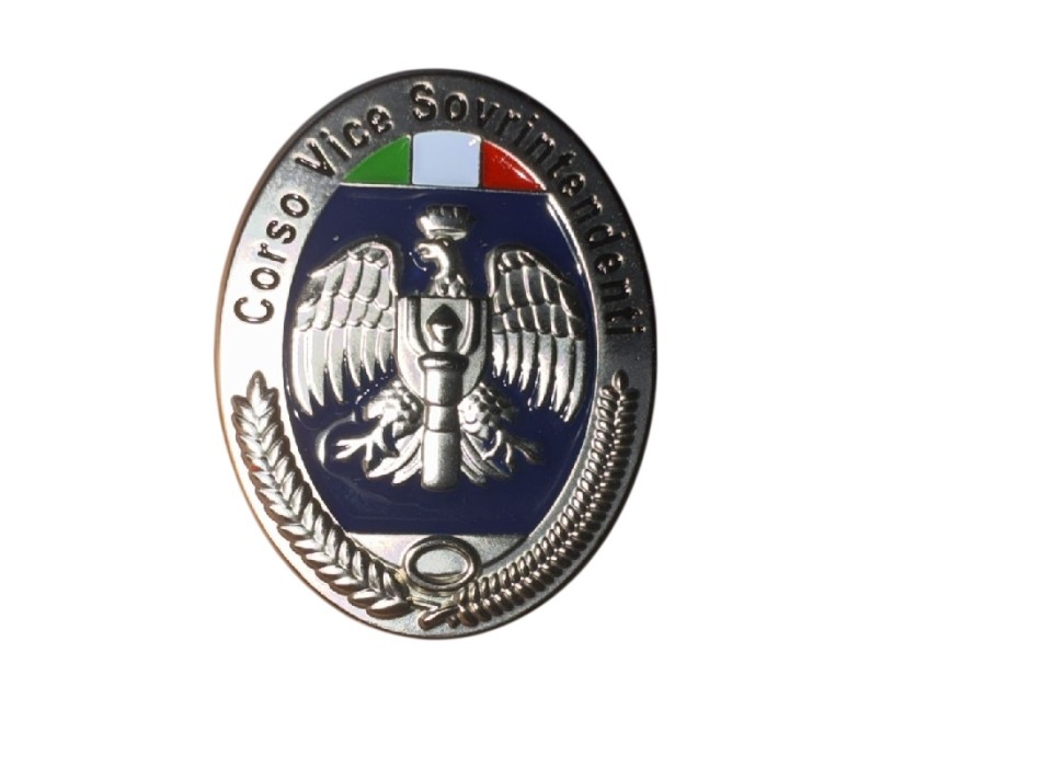 Spilla Scuola Vice Sovrintendenti Polizia Penitenziaria con incisione inclusa Divisa Militare