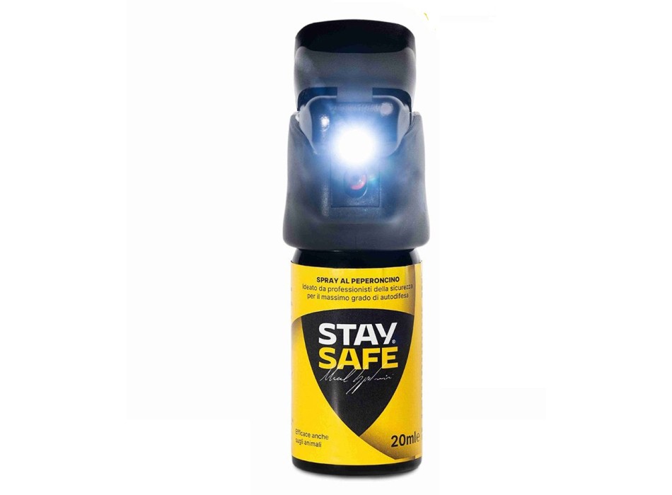 Spray peperoncino stay safe con luce Manuel Spadaccini Divisa Militare