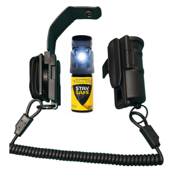 Spray peperoncino Stay Safe + porta spray con correggiolo spedizione gratis Divisa Militare