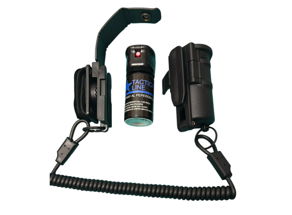 Spray peperoncino Tactical Line pro + porta spray con correggiolo spedizione gratis Divisa Militare