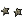 Stelle canottiglia argento da giacca da cucire
