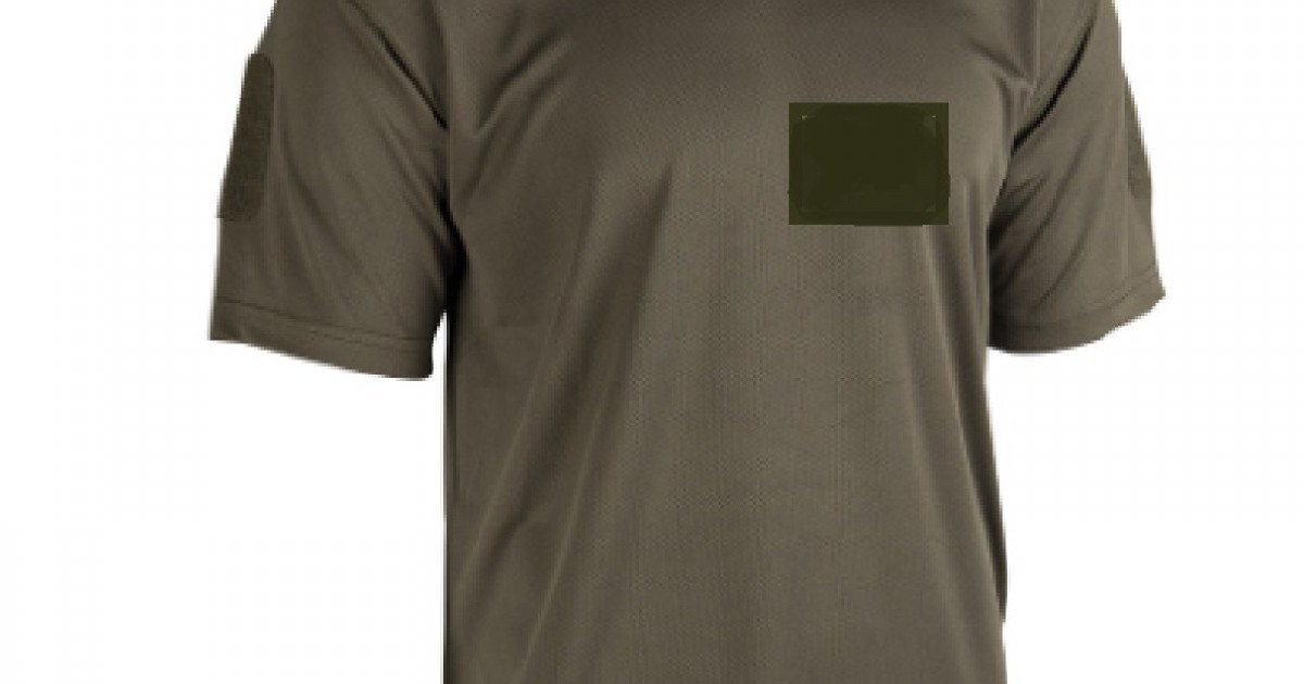 Maglietta verde militare con best sale grado