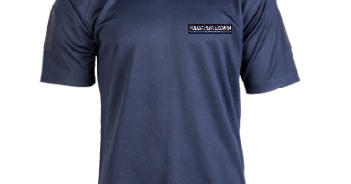 T shirt tecnica maniche corte Polizia Penitenziaria Abbigliamento Polizia Penitenziaria Divisa Militare