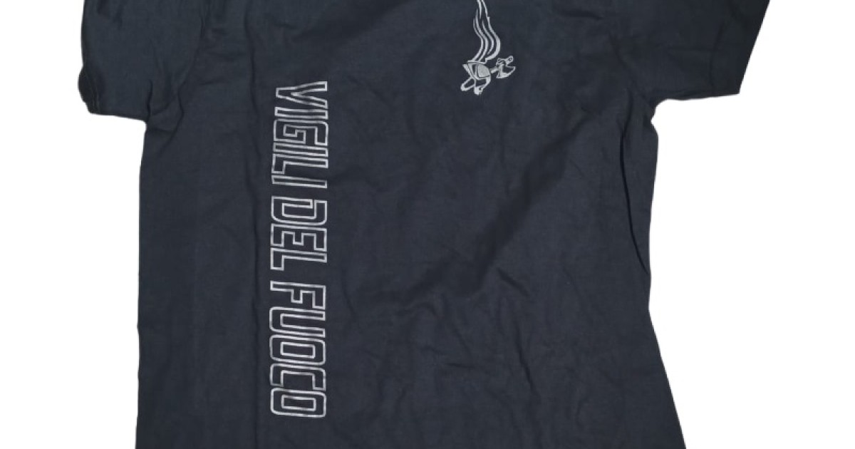 T shirt vigili del fuoco outlet