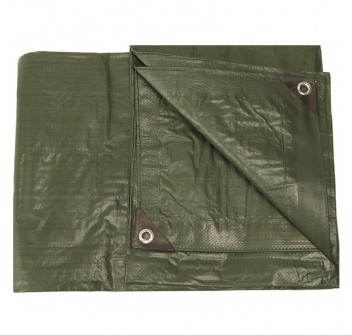 Telone multiuso impermeabile campeggio bushcraft verde 190 x 300 cm Divisa Militare