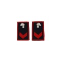 Tubolari Appuntato Carabinieri ricamati neri