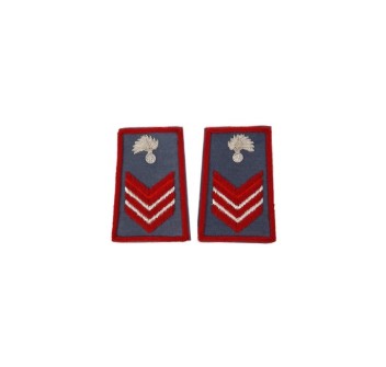 Tubolari Appuntato Scelto Carabinieri ricamati blu Divisa Militare