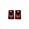 Tubolari Appuntato Scelto Carabinieri ricamati neri