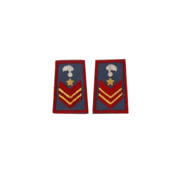 Tubolari Appuntato Scelto QS Carabinieri ricamati blu Divisa Militare