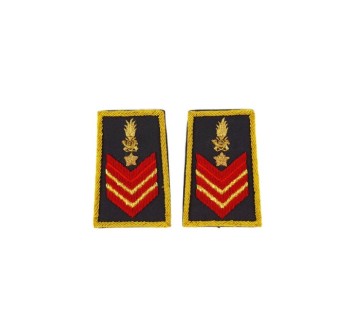 Tubolari Appuntato Scelto Qualifica Speciale Guardia di Finanza ricamati GDF Divisa Militare