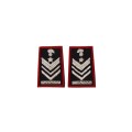 Tubolari Brigadiere Capo QS Carabinieri ricamati neri