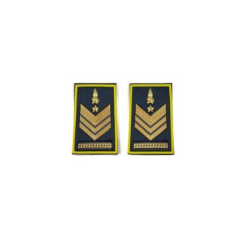 Tubolari Brigadiere Capo Qualifica Speciale Guardia di Finanza GDF Divisa Militare
