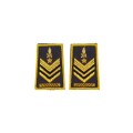 Tubolari Brigadiere Capo qualifica speciale Guardia di Finanza ricamato GDF