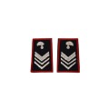 Tubolari Brigadiere Carabinieri ricamati neri