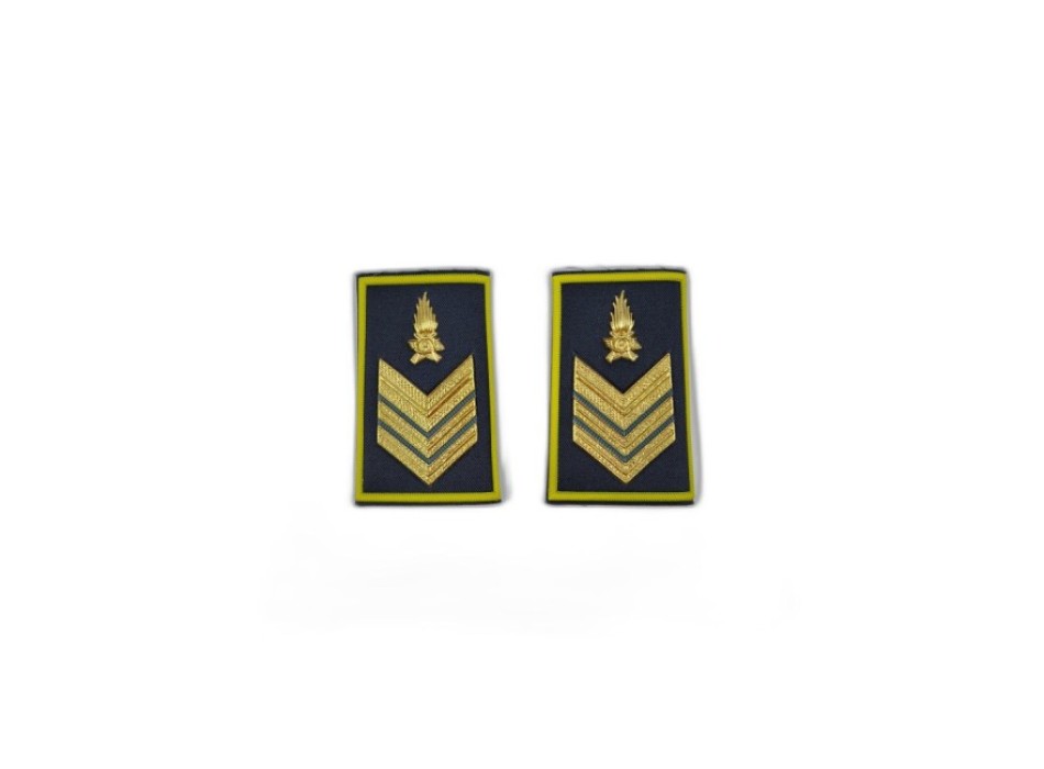 Tubolari Brigadiere Guardia di Finanza GDF Divisa Militare