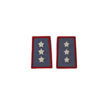 Tubolari Capitano Carabinieri ricamati blu Divisa Militare