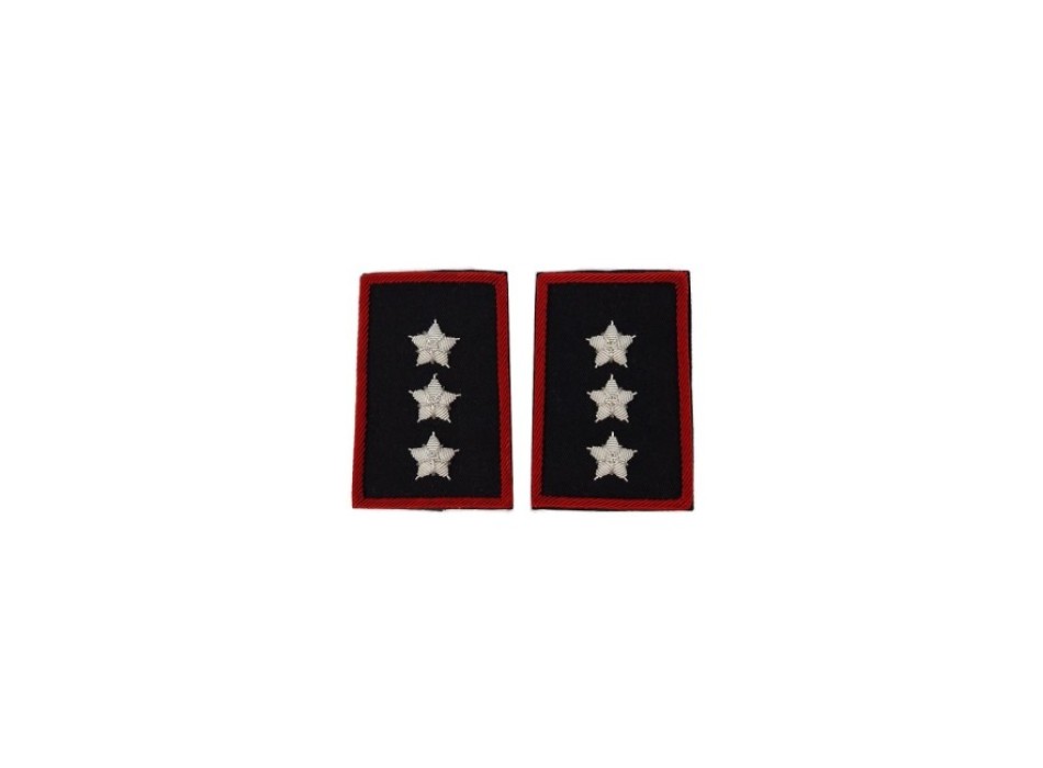 Tubolari Capitano Carabinieri ricamati neri Divisa Militare