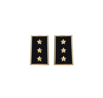 Tubolari Capitano Esercito neri Divisa Militare