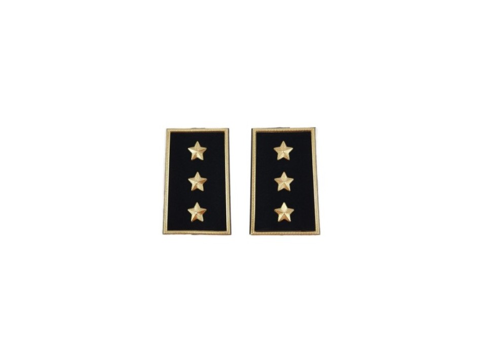 Tubolari Capitano Esercito neri Divisa Militare