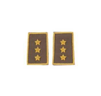 Tubolari Capitano Esercito ricamati kaki Divisa Militare