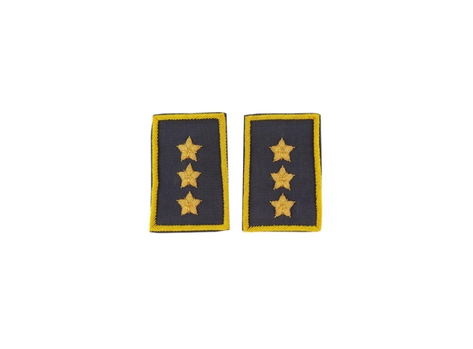 Tubolari Capitano Guardia di Finanza ricamati GDF Divisa Militare