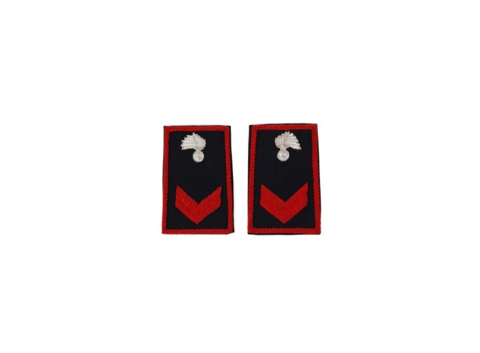 Tubolari Carabiniere Scelto ricamati neri Divisa Militare