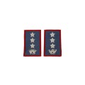 Tubolari Colonnello Carabinieri ricamati blu
