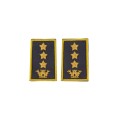 Tubolari Colonnello Guardia di Finanza ricamati GDF