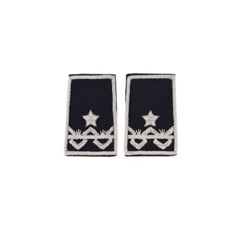 Tubolari Generale di Brigata Esercito ricamati neri Divisa Militare