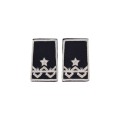 Tubolari Generale di Brigata Esercito ricamati neri