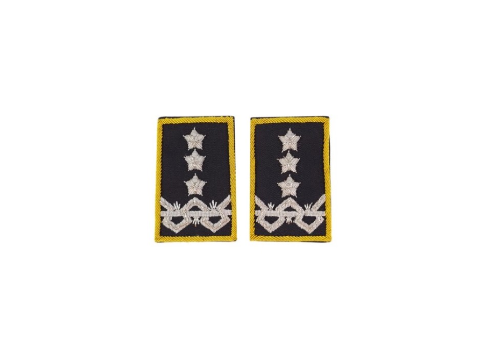 Tubolari Generale di Corpo d'Armata Guardia di Finanza ricamati GDF Divisa Militare
