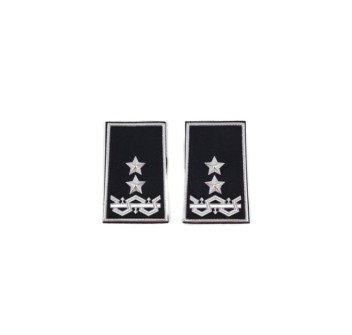 Tubolari Generale Divisione Esercito neri Divisa Militare